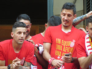 Celebraci&oacute; de l'ascens del Girona FC a primera divisi&oacute;