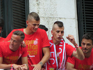 Celebraci&oacute; de l'ascens del Girona FC a primera divisi&oacute;