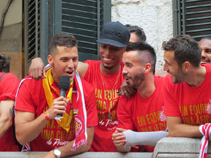 Celebraci&oacute; de l'ascens del Girona FC a primera divisi&oacute;