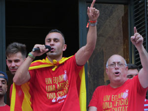 Celebraci&oacute; de l'ascens del Girona FC a primera divisi&oacute;