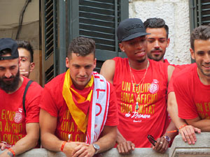 Celebraci&oacute; de l'ascens del Girona FC a primera divisi&oacute;