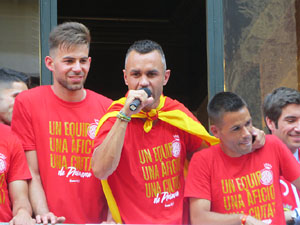 Celebraci&oacute; de l'ascens del Girona FC a primera divisi&oacute;