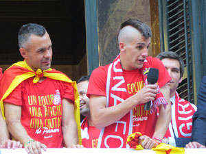 Celebraci&oacute; de l'ascens del Girona FC a primera divisi&oacute;