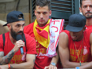 Celebraci&oacute; de l'ascens del Girona FC a primera divisi&oacute;