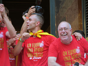 Celebraci&oacute; de l'ascens del Girona FC a primera divisi&oacute;