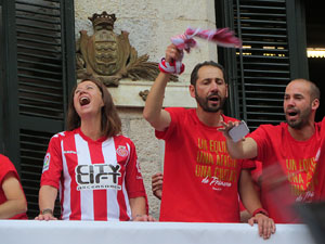 Celebraci&oacute; de l'ascens del Girona FC a primera divisi&oacute;