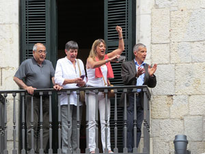 Celebraci&oacute; de l'ascens del Girona FC a primera divisi&oacute;