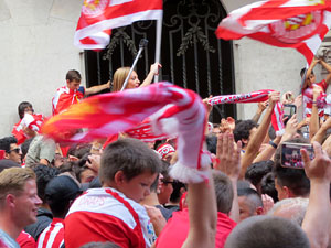 Celebraci&oacute; de l'ascens del Girona FC a primera divisi&oacute;