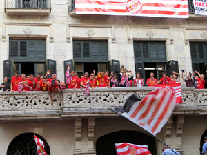 Celebraci&oacute; de l'ascens del Girona FC a primera divisi&oacute;