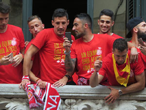 Celebraci&oacute; de l'ascens del Girona FC a primera divisi&oacute;
