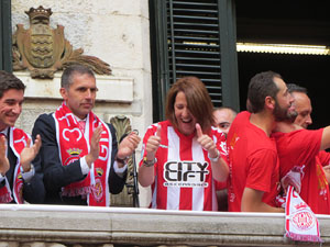 Celebraci&oacute; de l'ascens del Girona FC a primera divisi&oacute;