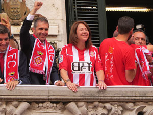 Celebraci&oacute; de l'ascens del Girona FC a primera divisi&oacute;