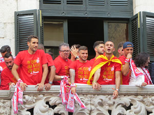 Celebraci&oacute; de l'ascens del Girona FC a primera divisi&oacute;