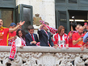 Celebraci&oacute; de l'ascens del Girona FC a primera divisi&oacute;