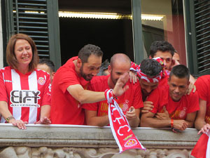 Celebraci&oacute; de l'ascens del Girona FC a primera divisi&oacute;