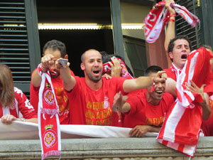Celebraci&oacute; de l'ascens del Girona FC a primera divisi&oacute;