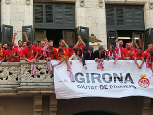 Celebraci&oacute; de l'ascens del Girona FC a primera divisi&oacute;