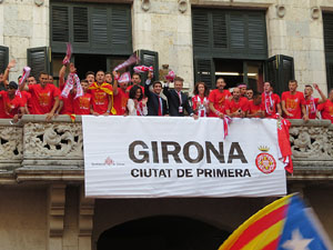 Celebraci&oacute; de l'ascens del Girona FC a primera divisi&oacute;