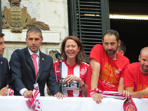 Celebraci&oacute; de l'ascens del Girona FC a primera divisi&oacute;