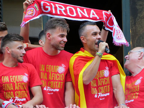 Celebració a la plaça del Vi