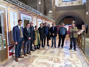 Inauguració de l'exposició 140 anys dels mosaics romans de Bell-lloc al Museu dArqueologia de Catalunya