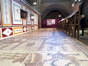 Inauguració de l'exposició 140 anys dels mosaics romans de Bell-lloc al Museu dArqueologia de Catalunya