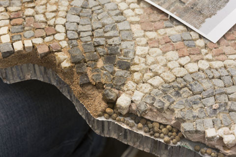 Estratigrafia del muntatge del mosaic