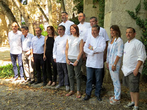 Presentació de les XI Jornades de l'Arròs, organitzades pel col·lectiu gastronò:mic Girona Bons Fogons