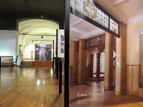 &Agrave;mbit de l'exposici&oacute; dedicat a la Casa Casas de Sant Feliu de Gu&iacute;xols