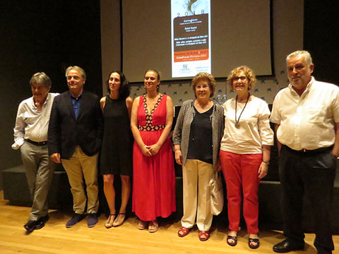 Final de l'esdeveniment amb les guardonades