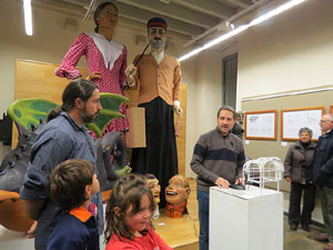 Monstrari de carrer. Inauguració de l'exposició de figures de la imatgeria festiva popular de Nuxu Perpinyà