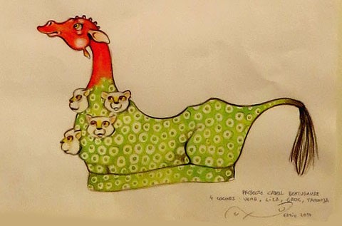 Proposta dragolins. Inspirat en el Beatus de Girona. Cadells de Beatusaure. 2017