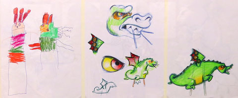 Esbossos Drac d'en Narc&iacute;s. 2016