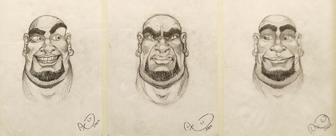 Projecte caps del gegant Geri&oacute;. Bover, guerrer i arquitecte. 2001