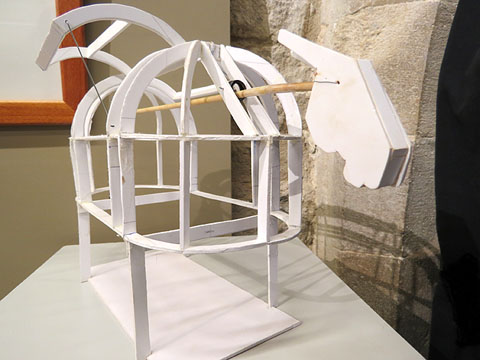 Maqueta de l'estructura de la Mula Baba. Escala 1:10. 2014