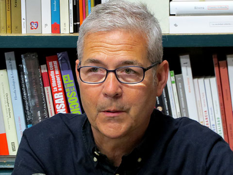 Antoni Puigverd durant l'esdeveniment