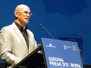 Lliurament del Premi d'Europa 2016 a Girona, atorgat pel Consell d'Europa