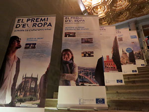 Lliurament del Premi d'Europa 2016 a Girona, atorgat pel Consell d'Europa