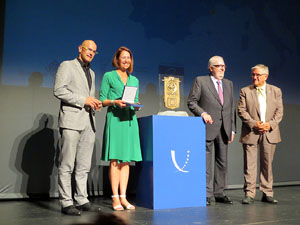 Lliurament del Premi d'Europa 2016 a Girona, atorgat pel Consell d'Europa