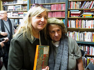 Llibreria Geli. Presentaci&oacute; de Cassoles de Girona d'Abraham Simon, amb Assumpci&oacute; Cantalozella i Enric Viladot