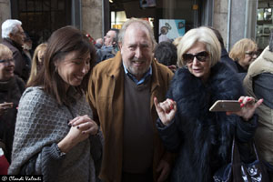 Llibreria Geli. Presentaci&oacute; de Cassoles de Girona d'Abraham Simon, amb Assumpci&oacute; Cantalozella i Enric Viladot