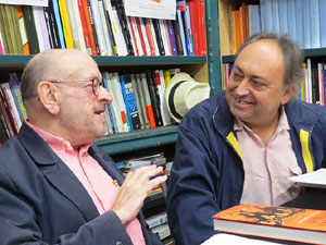 Presentaci&oacute; de La cuina antiga. Ibers, grecs i romans, de Jaume F&agrave;brega, amb Ramon Bux&oacute; i Abraham Simon