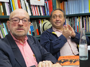 Presentaci&oacute; de La cuina antiga. Ibers, grecs i romans, de Jaume F&agrave;brega, amb Ramon Bux&oacute; i Abraham Simon