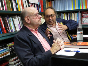 Presentaci&oacute; de La cuina antiga. Ibers, grecs i romans, de Jaume F&agrave;brega, amb Ramon Bux&oacute; i Abraham Simon