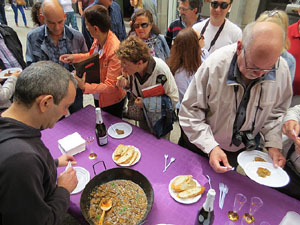 Presentaci&oacute; de La cuina antiga. Ibers, grecs i romans, de Jaume F&agrave;brega, amb Ramon Bux&oacute; i Abraham Simon