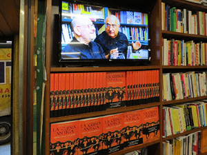 Presentaci&oacute; de La cuina antiga. Ibers, grecs i romans, de Jaume F&agrave;brega, amb Ramon Bux&oacute; i Abraham Simon