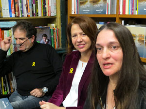 Presentació del llibre 'Esquitxos de l'Onyar' amb poemes de Dolors Vilamitjana i fotografies de Josep Burset, a la Llibreria Geli