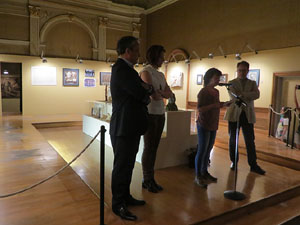 Inauguració de l'exposició 'Un meteorit fugaç', Fidel Aguilar (1894-1917) a la Casa Pastors