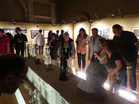 Un moment de la visita inaugural