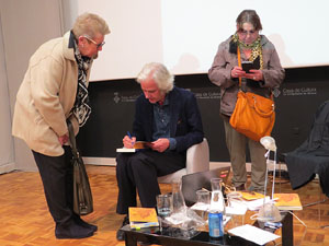 Presentació del llibre Libros, secretos, de Jacobo Siruela a la Casa de Cultura